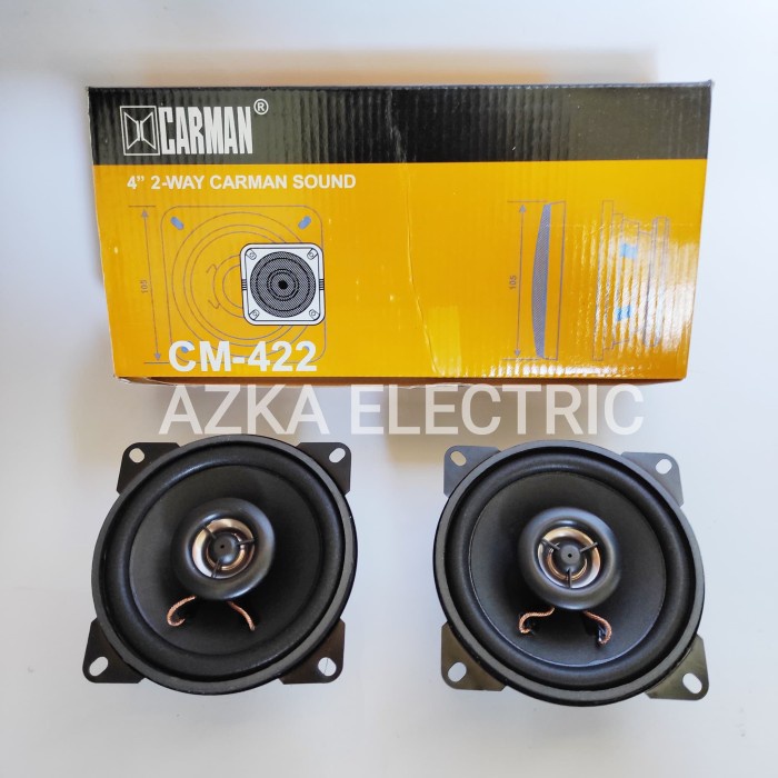 SPEAKER PINTU MOBIL 4 INCH COAXIAL CARMAN CM 422