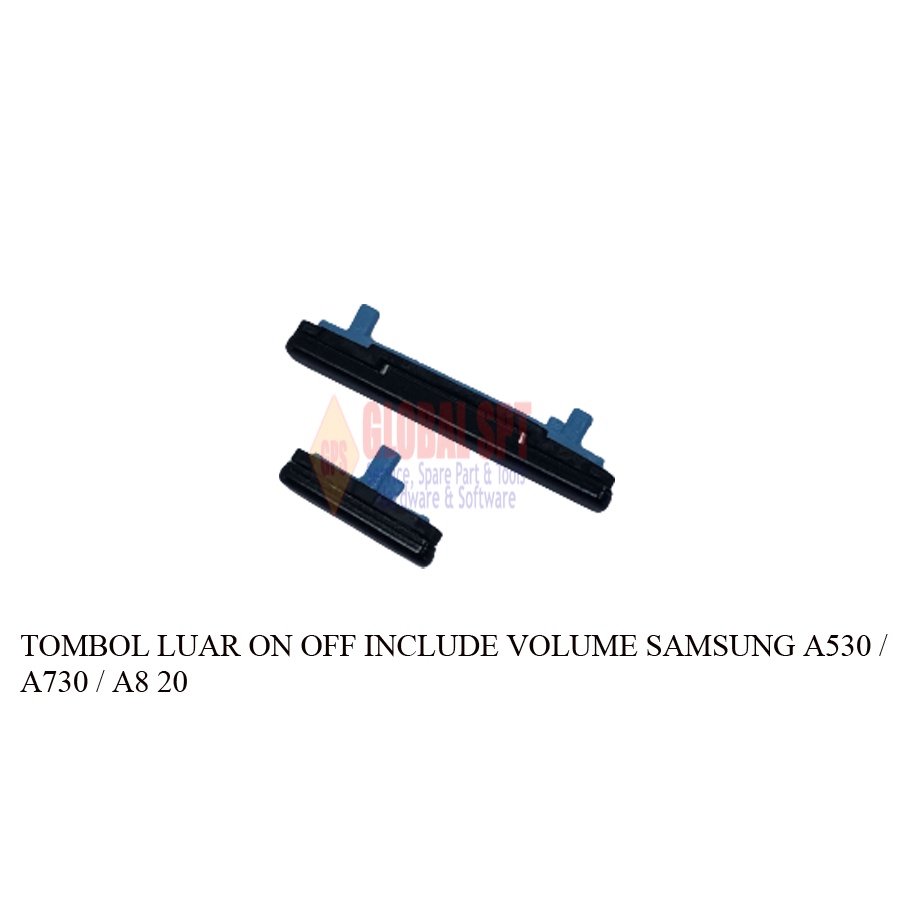 TOMBOL LUAR SAMSUNG A530 ON OFF INCLUDE VOLUME / TOMBOL PERNIK / RUBBER
