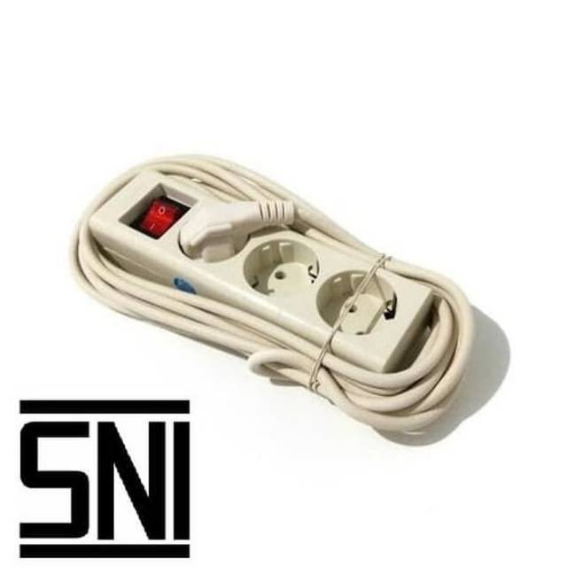 KABEL COLOKAN / ROL KABEL 5 METER 3 LUBANG / 5 METER 4 LUBANG / 5 METER 5 LUBANG