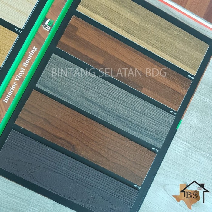 VINYL JB LANTAI KAYU FLOORING PLANKS HOME DECO 180X910 5..01METER