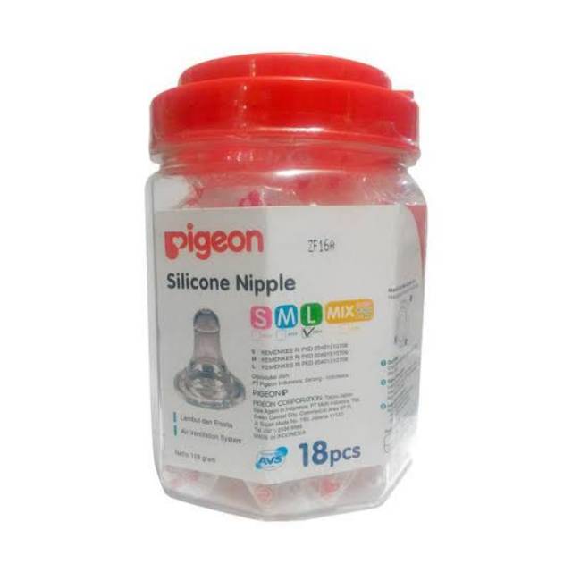 Pigeon Silicon Nipple Eco Satuan