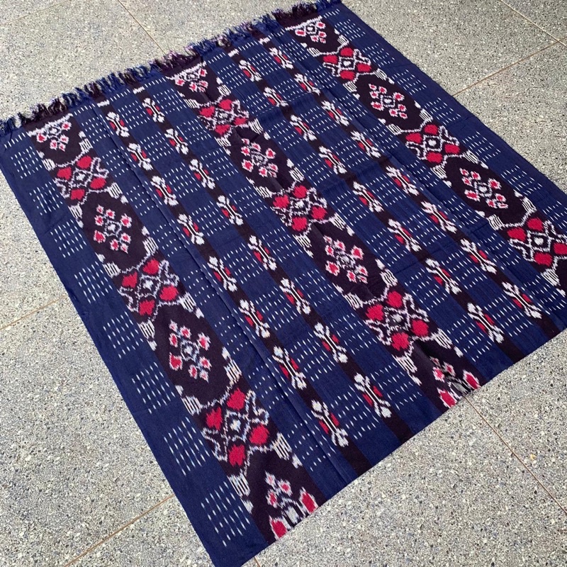 Kain Tenun Blanket etnik Lombok terbaru | Ungu | TA038