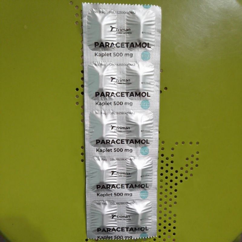 &lt;GENERIK+PATEN&gt; PARACETAMOL TAB. (Demam, Sakit Kepala, Gigi)