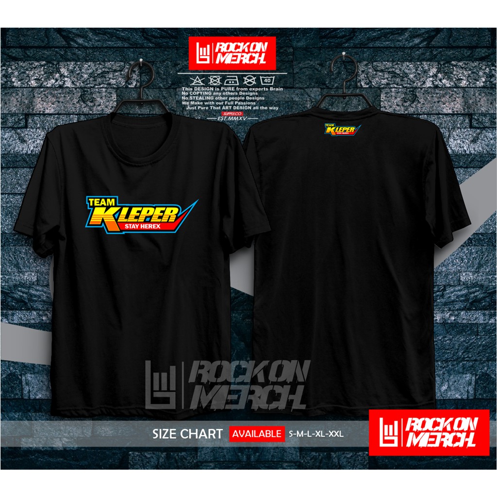 Kaos Baju Motor Racing Team Kleper Stay Herex Kaos Otomotif Racing Herex Rock On Shopee Indonesia