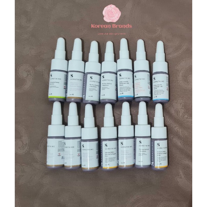 (Mini) Somethinc Bakuchiol CoQ10 Hylapore Pure retinol Squalane Salmon Dna Lemonade 10% Niacinamide Sabi Vitamin C 5ml