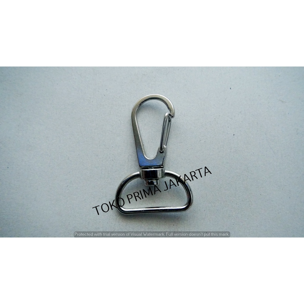 

AKSESORIS CANTELAN GANTUNGAN KOKOT KAITAN METAL BAG HOOK PENGAIT BESI 5294 B NKL