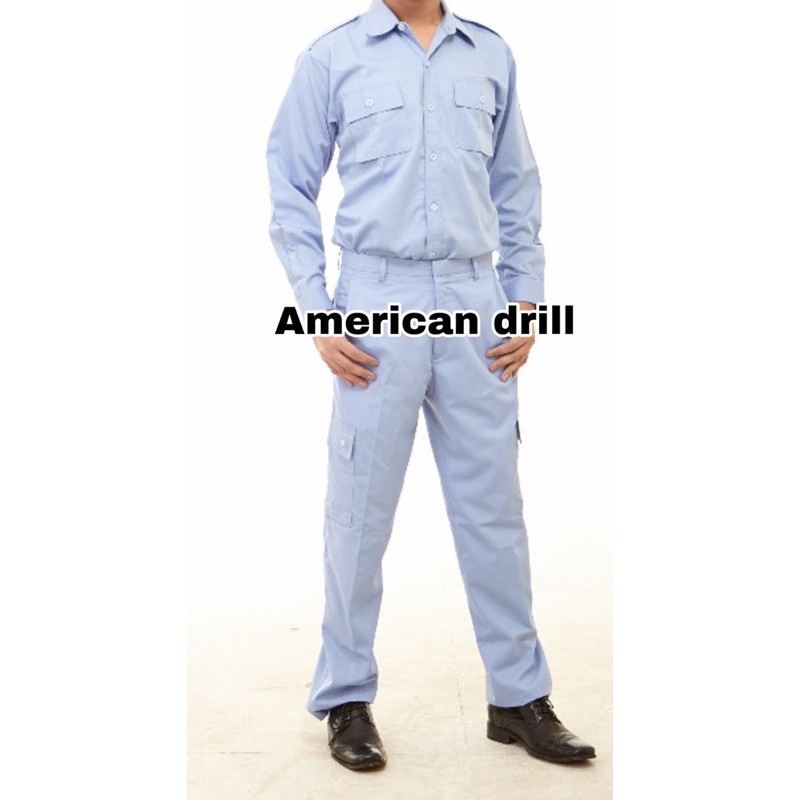 Multi kain american drill TR twill valleta seragam celana per roll 30 yard