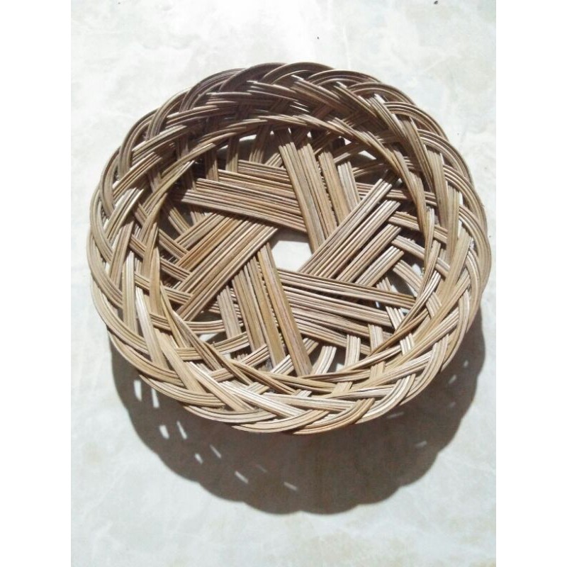 Piring lidi / Lidi daun kelapa / Anyaman