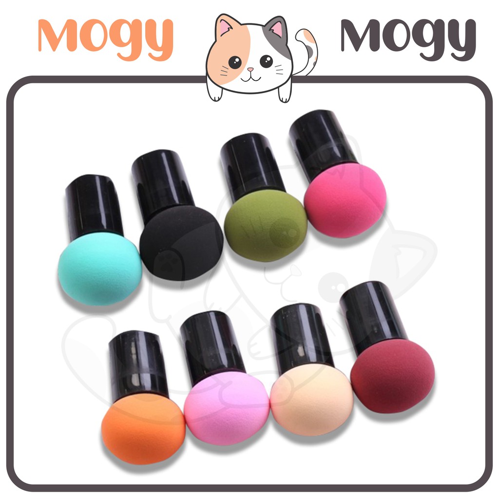 MOGYMOGY HL0070 Spons Make Up Jamur Sponge Gagang Beauty Blender