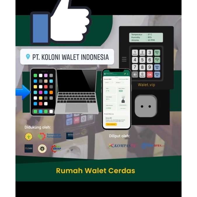 Mesin Cerdas Pengatur Suhu dan Kelembaban Digital Otomatis / rumah walet cerdas / rumah walet pintar