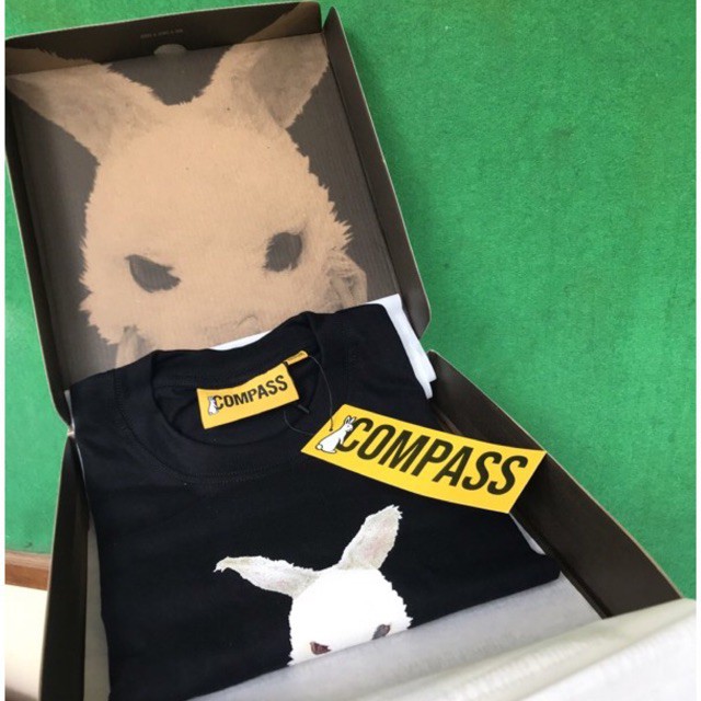 Kaos Compass x Fxxking Rabbits size S M L [SENSOR T-Shirt]