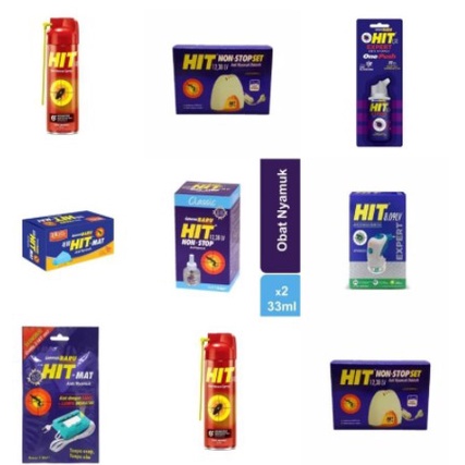 HIT Mat | Obat Nyamuk Elektrik | hit magic | hit non stop | hit magic