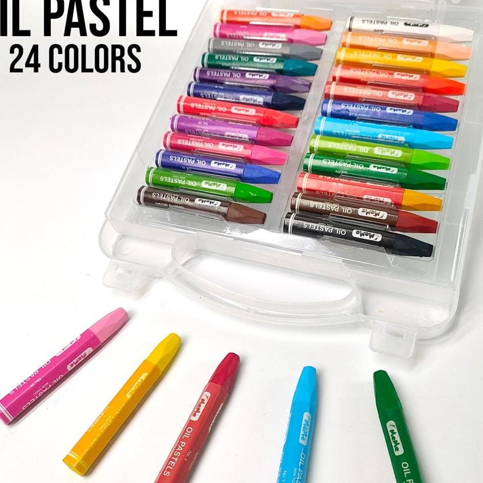 

Terjangkau - Crayon MeMe 24 warna / Oil pastel MeMe / Crayon / Crayon MeMe 24colors .,
