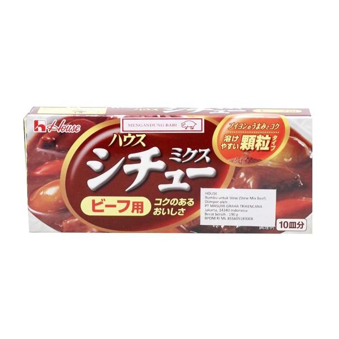 

House Stew Mix Beef / Bumbu Stew Beef Ala Jepang 190 Gr