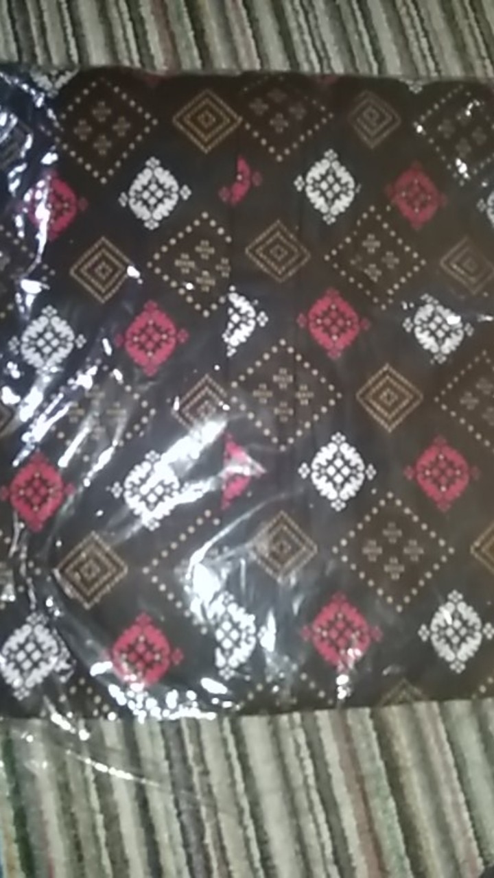 Batik Pria Lengan Panjang Batik Azmil Hrb026 Motif Keratonan Kode 002 Size M L Xl Xxl Reguler