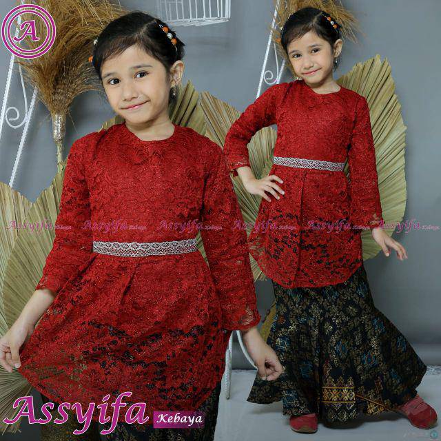 Set kebaya anak / kebaya kartini / kebaya brokat anak / kebaya muslim