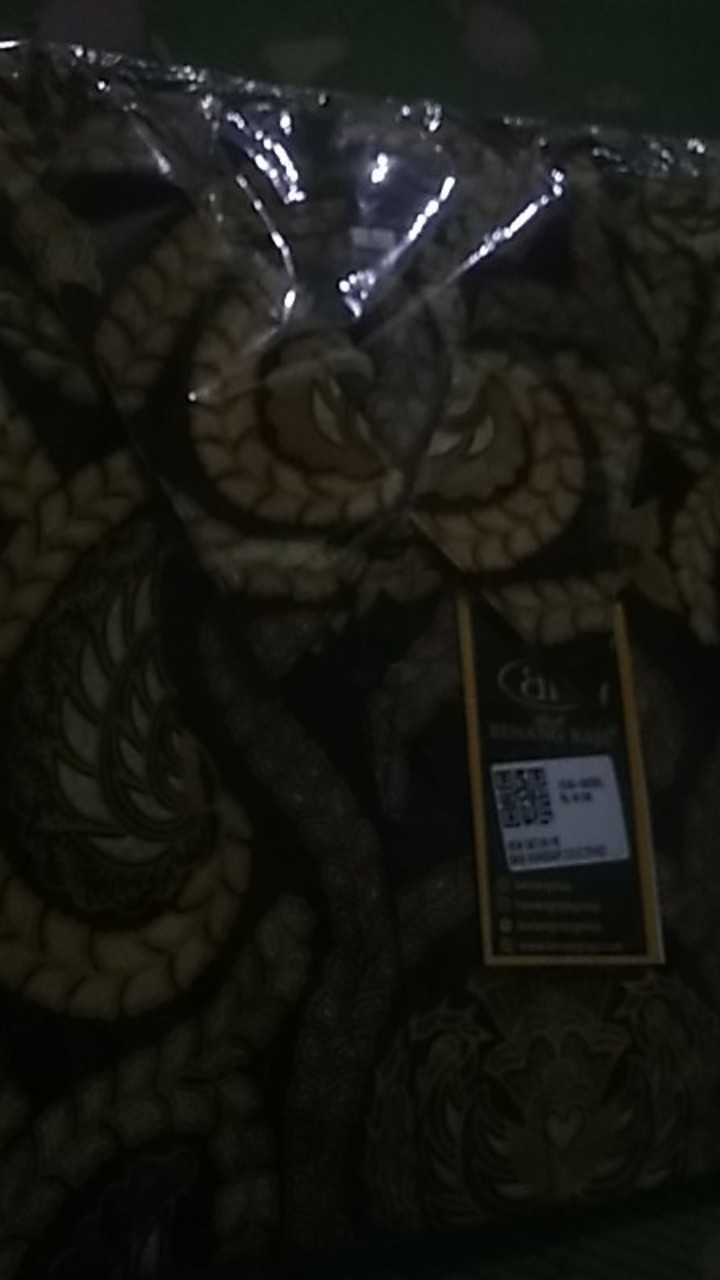 Benang Raja Hem Batik Pria Lengan Pendek Ukuran M L Xl