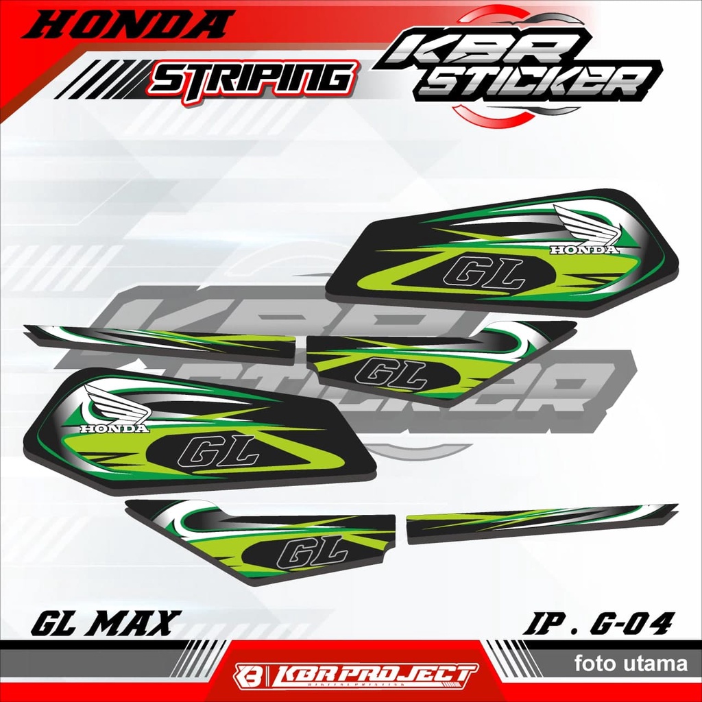 (COD) STICKER STRIPING GL MAX -  STICKER STRIPING MOTOR GL MAX.04