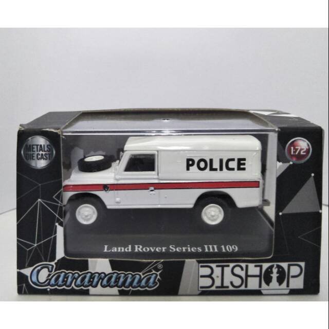 Diecast cararama landrover police 1:72