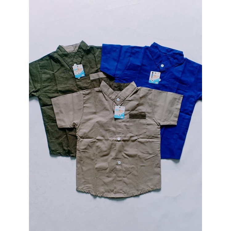 kemeja anak kemeja kemko kemeja koko kemeja pendek anak kemeja polos laris-5