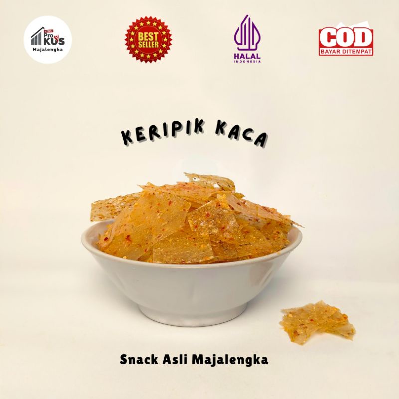 Jual Keripik Kaca Kripca Keripik Beling Beledag Pedas Daun Jeruk Produksi Ai Snack 7323