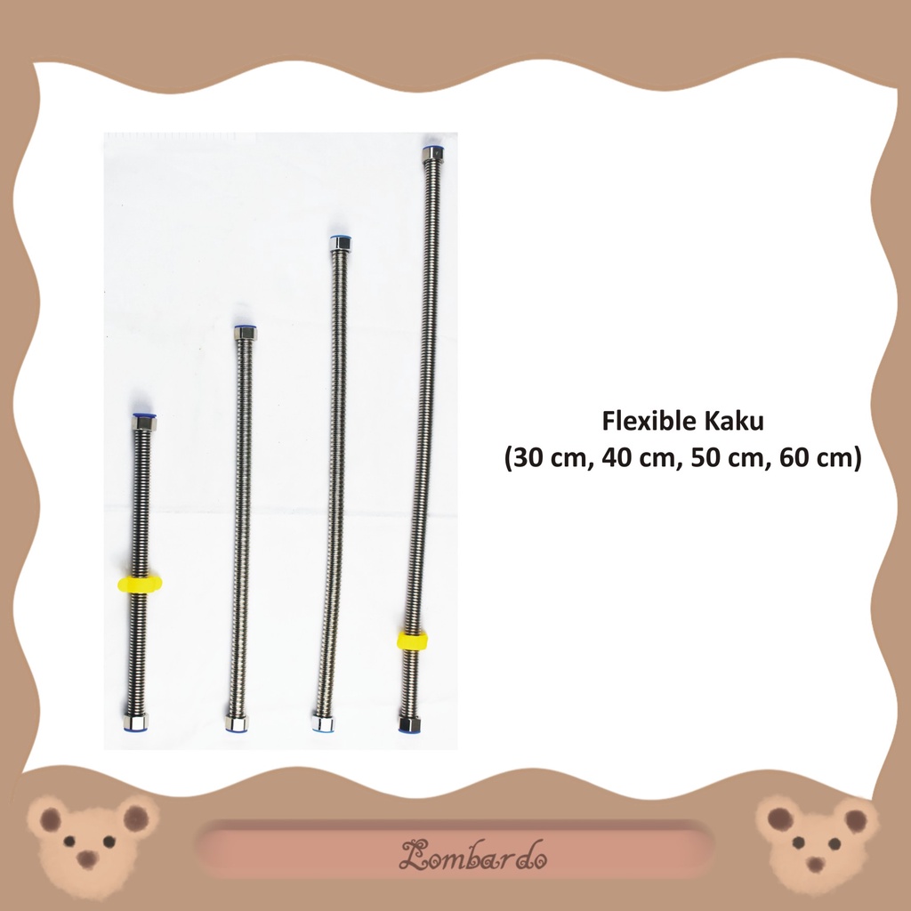 FLEXIBLE KAKU SELANG FLEXIBEL AIR PANAS WATER HEATER