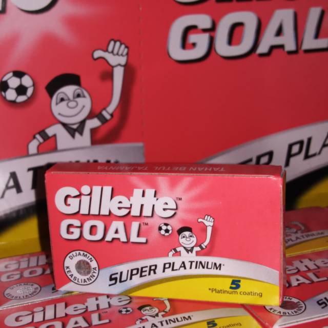 Silet goal merah asli