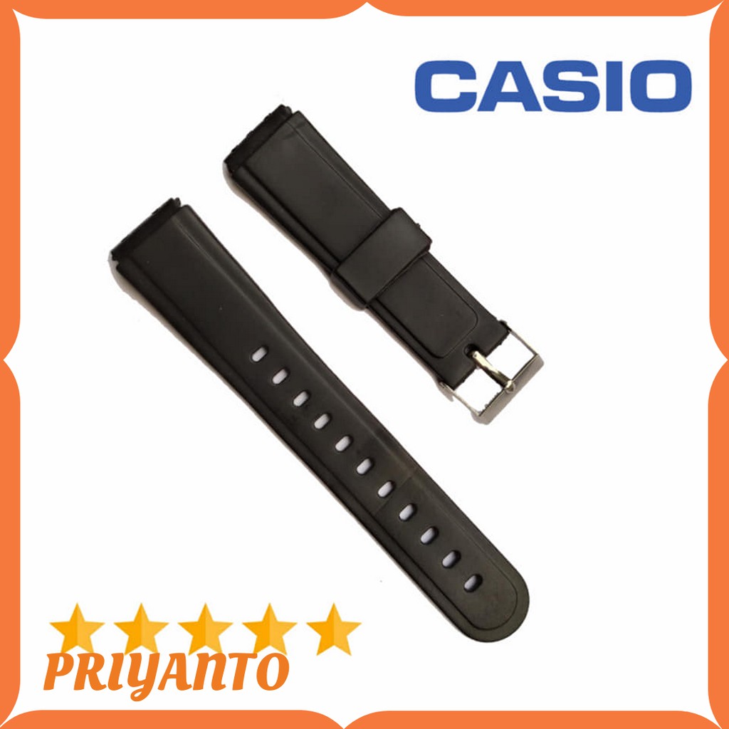 Strap Tali Jam Tangan Casio Aw-90 Aw 90 Aw90 Hitam Free Pen