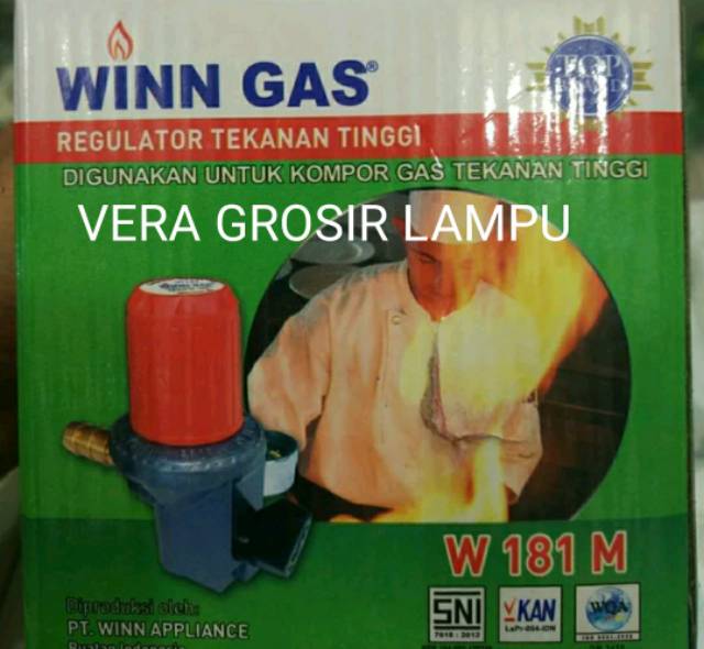 REGULATOR WINN GAS W181M W 181 M - REGULATOR TEKANAN TINGGI WINN GAS W181M W 181 M