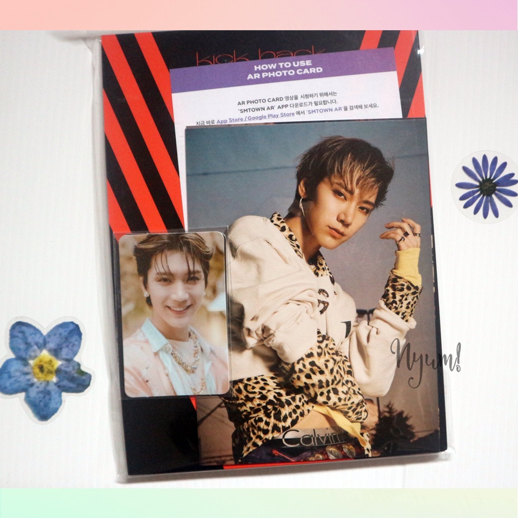 Ready Official PC AR Kick Back Lucas Ten Selca Konsep Postscard Frame Wayv Photocard