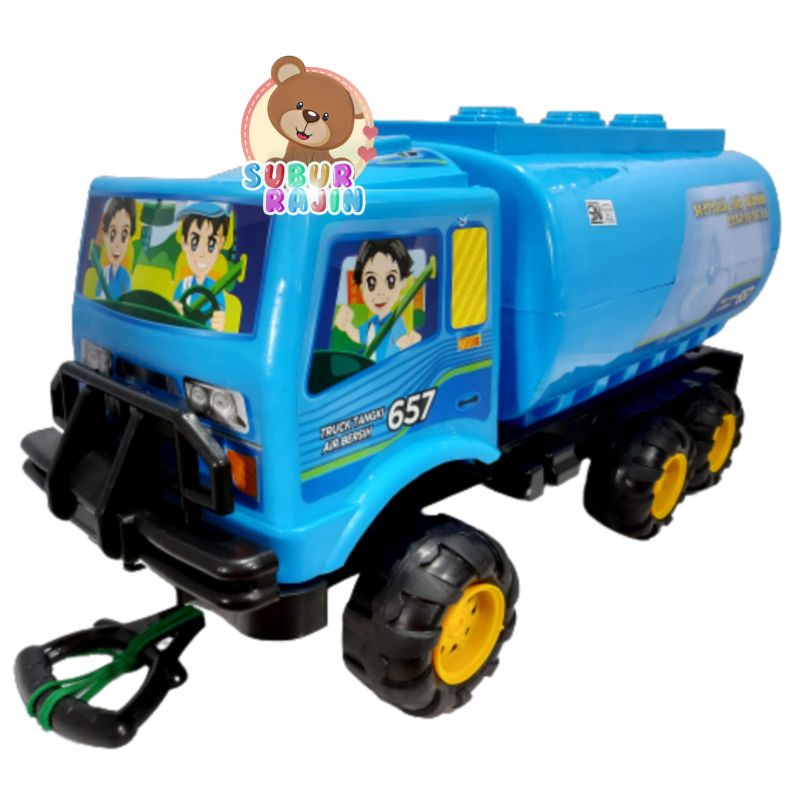 Mainan anak mobil truk tangki jumbo TTAB 657