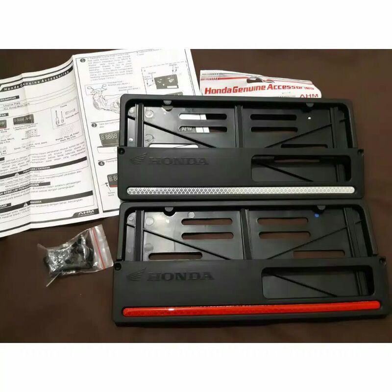 Cover Dudukan Tempat Plat Nomor Motor Universal ORI Honda AHM