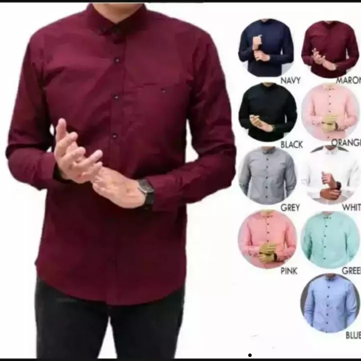 Kemeja  Pria Lengan Panjang Distro Best Seller, kemeja pria lengan panjang / premium distro baju motif surfing flanel polos formal casual