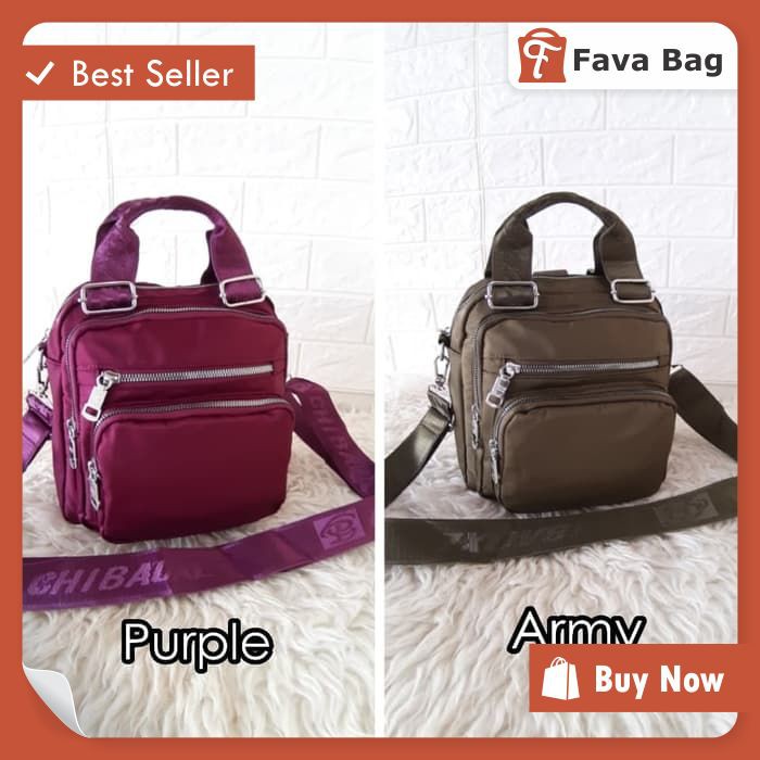 FB0122 TAS WANITA IMPORT JINJING /SELEMPANG /RANSEL FASHION 3 FUNGSI - UNGU TAS MURAH TAS CANTIK