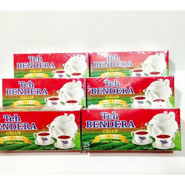 

Teh Bendera Celup Box 1 Pak isi 6 Kotak