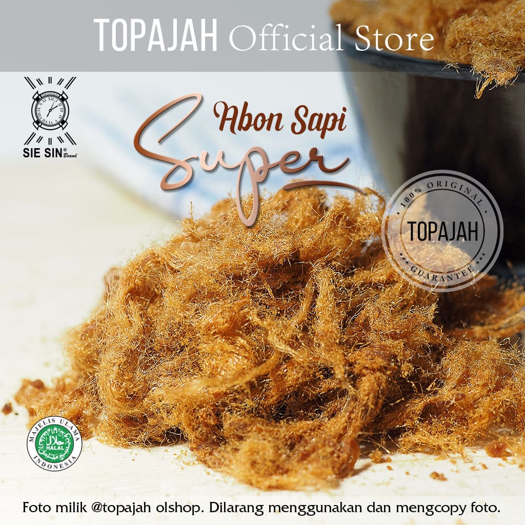 

Abon sapi SUPER kemasan 1kg Halal Manis Asin gurih Enak