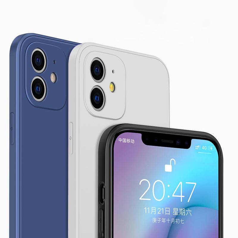 Soft Case Bahan Silikon Tahan Banting Untuk Iphone 11 12 13 Pro Max X Xs Max Xr