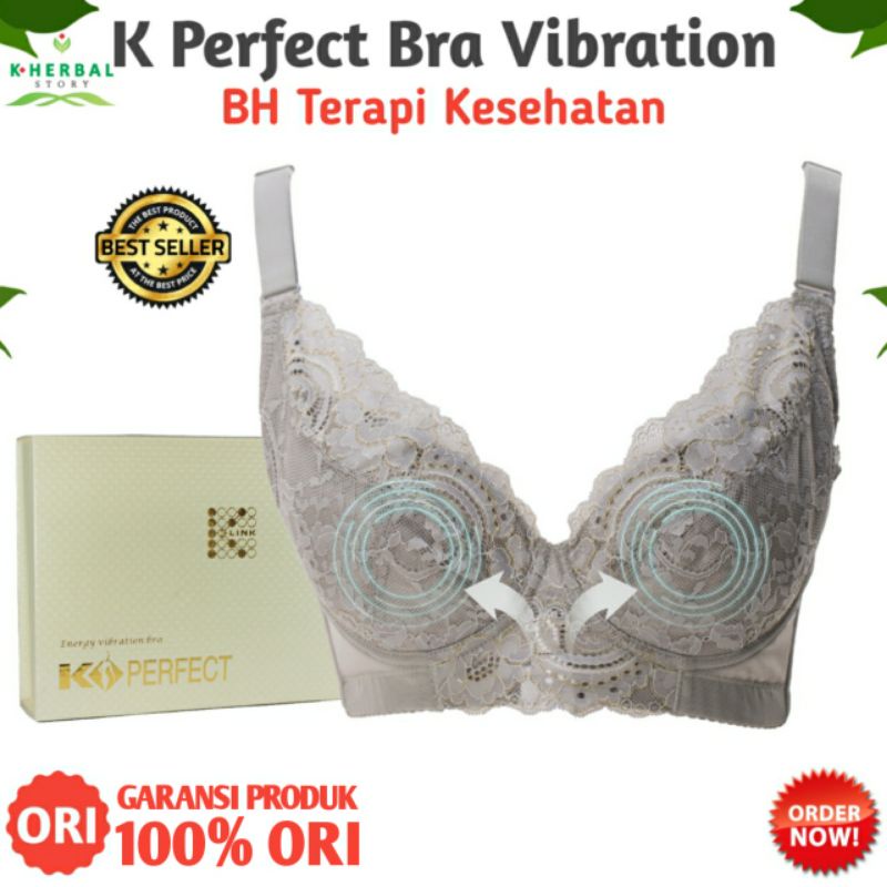 K Perfect Energy Vibration Bra Original BH Terapi Kesehatan Pengencang Pembesar by