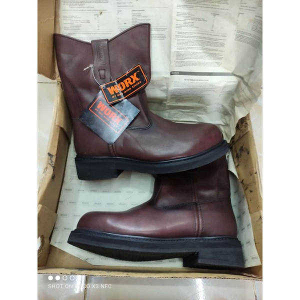 SEPATU SAFETY WORX 9227 REDWING ORIGINAL/ SAFETY BOOTS PRIA