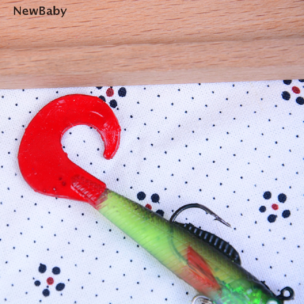 Umpan Pancing Soft Bait Bentuk Cacing Bahan Silikon Ukuran 9Cm 14G