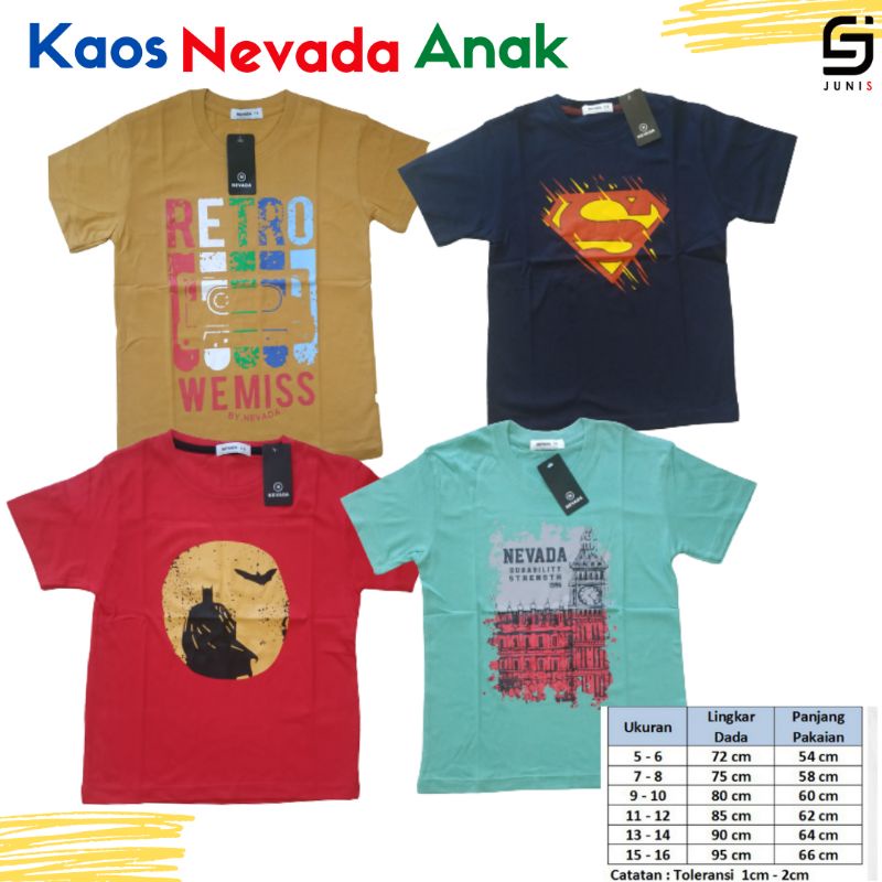 COD| KAOS NEVADA ANAK|KAOS NEVADA KIDS| KAOS NEVADA JUNIOR