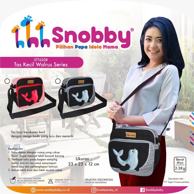 Tas Bayi Kecil Snobby Warlus Series STT 6208/TAS BAYI MULTIFUNGSI RINGAN DAN PRAKTIS HARGA TERMURAH