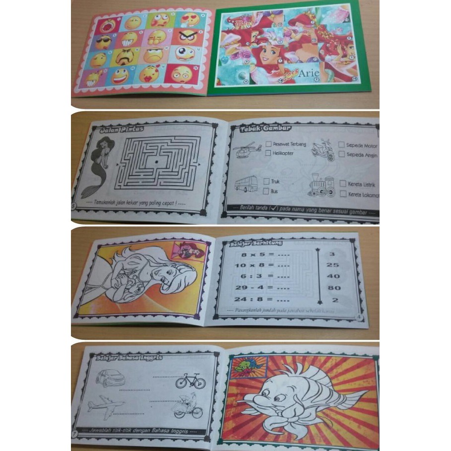 Mainan Edukasi Anak Buku 3 in 1 Activities Mewarnai Tempel Mainan Edukasi Anak Buku 3 in 1 Activities Mewarnai Tempel