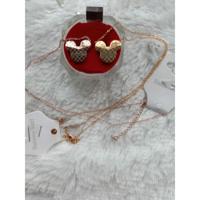 Kalung mickey gucci