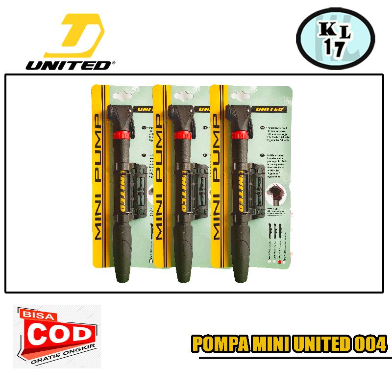 POMPA BAN MINI UNITED CMP 004 POMPA BAN MINI PORTABLE POMPA BAN SEPEDA