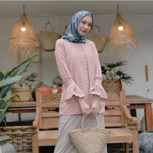Doris Blouse Vanilla Hijab