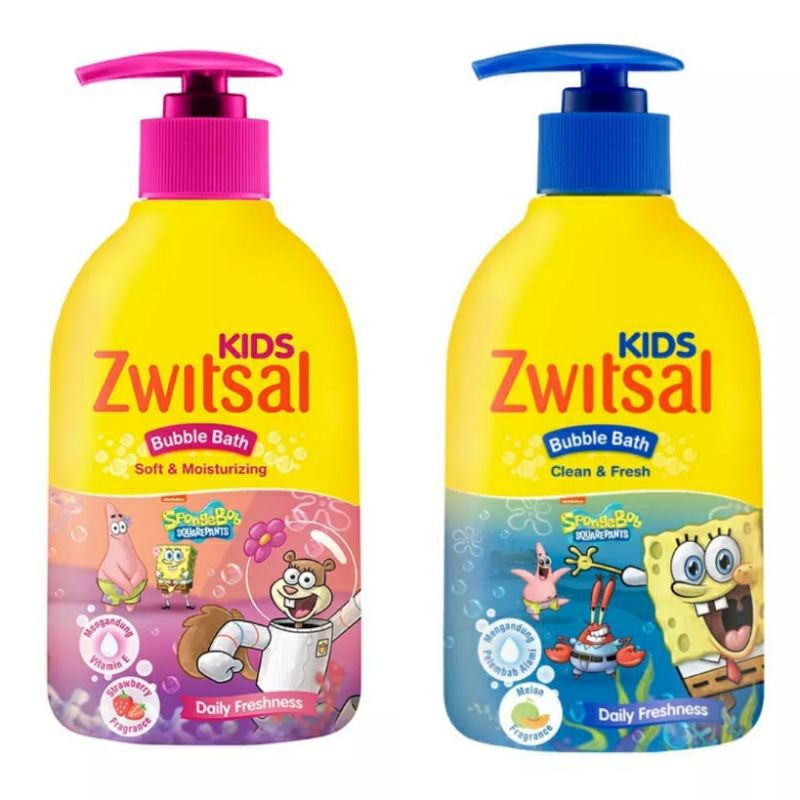 Zwitsal Kids Baby Bubble Bath Pump/Botol 280ml