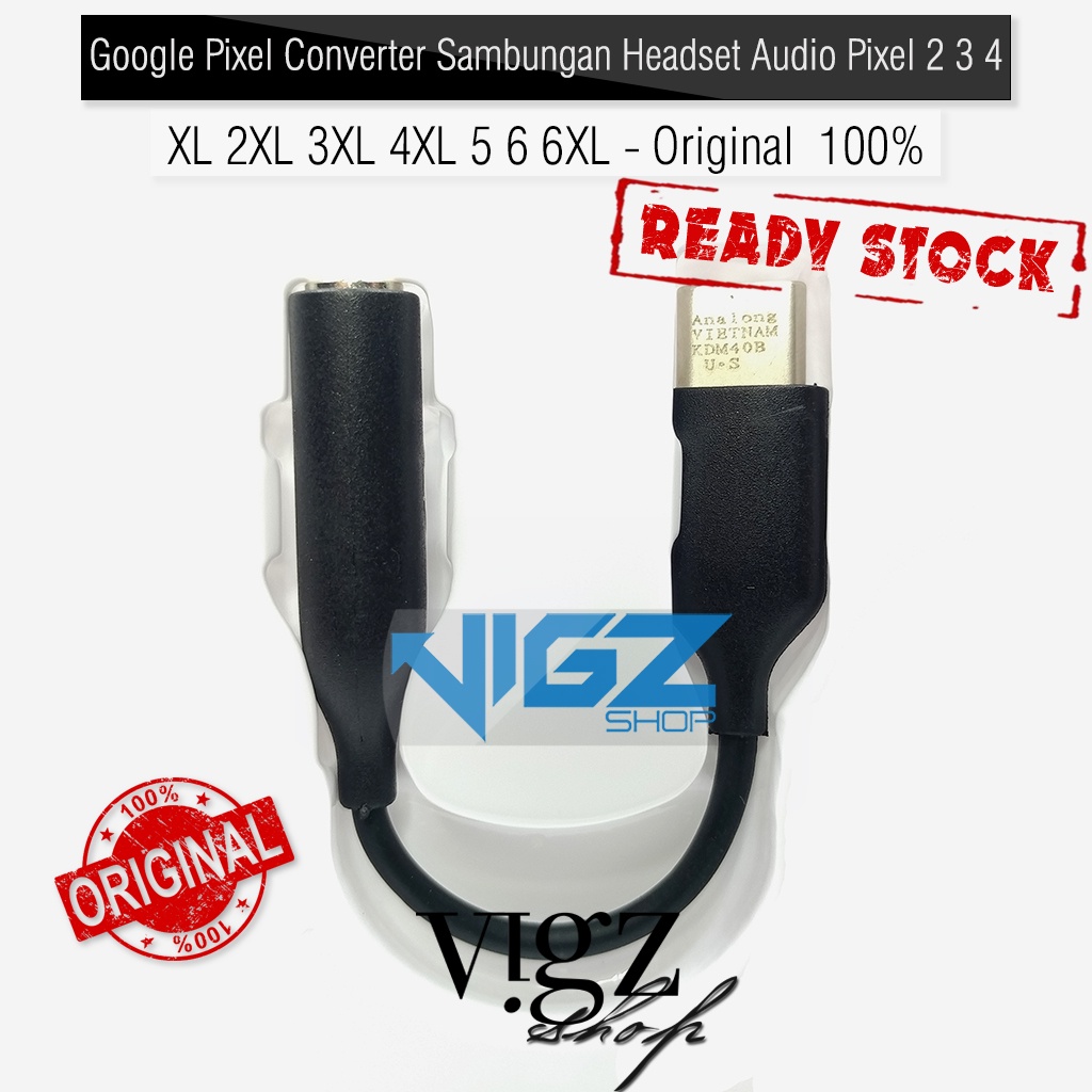 Google Pixel Converter Sambungan Headset Audio Pixel 2 3 4 XL 2XL 3XL 4XL 5 6 6XL Original