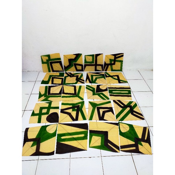 Isi 50pcs Layangan seot cililin - seot stelan cililin motif kece