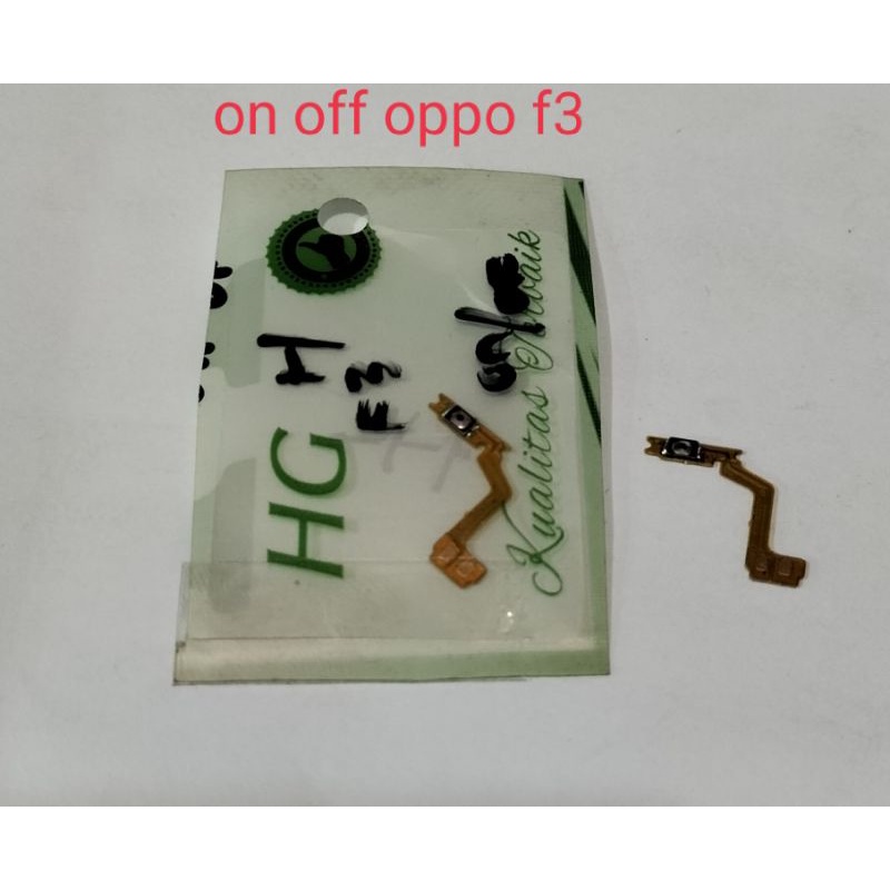 FLEXIBEL ON OFF OPPO F3 TOMBOL POWER OPPO F3